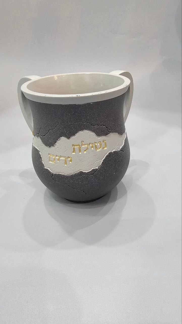 נטלה מהודרת מפולימר דמוי בטון – אפור