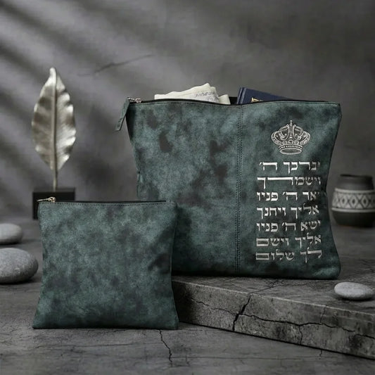 סט טלית ותפילין דמוי עור יברכך