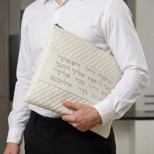 סט טלית ותפילין דמוי עור יברכך